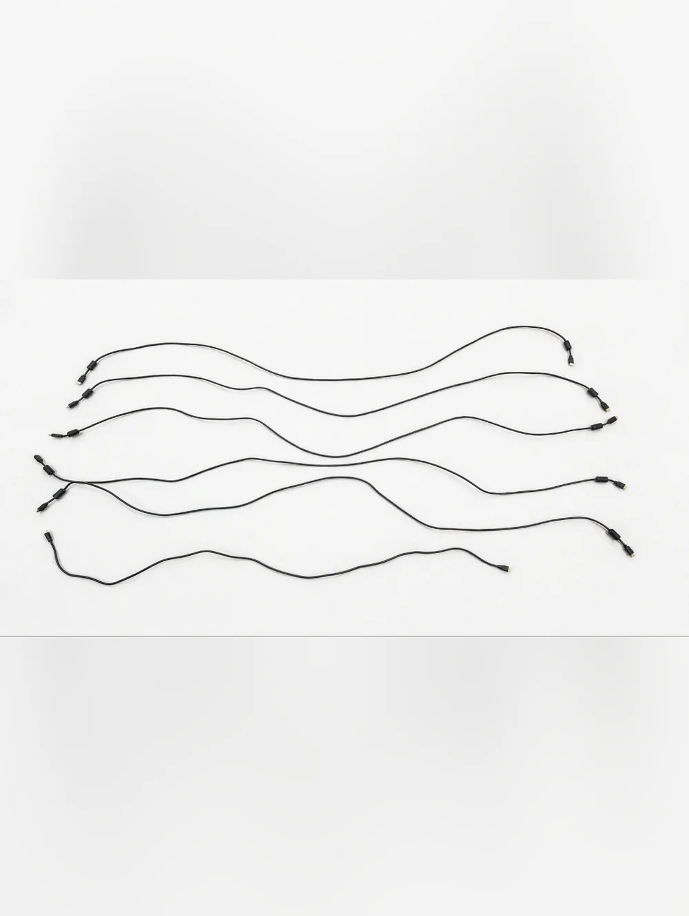 6 Black AV/HDMI Cables Bundle
